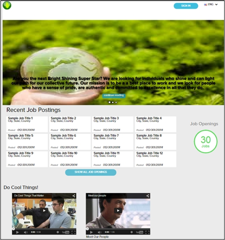New Career Center Templates